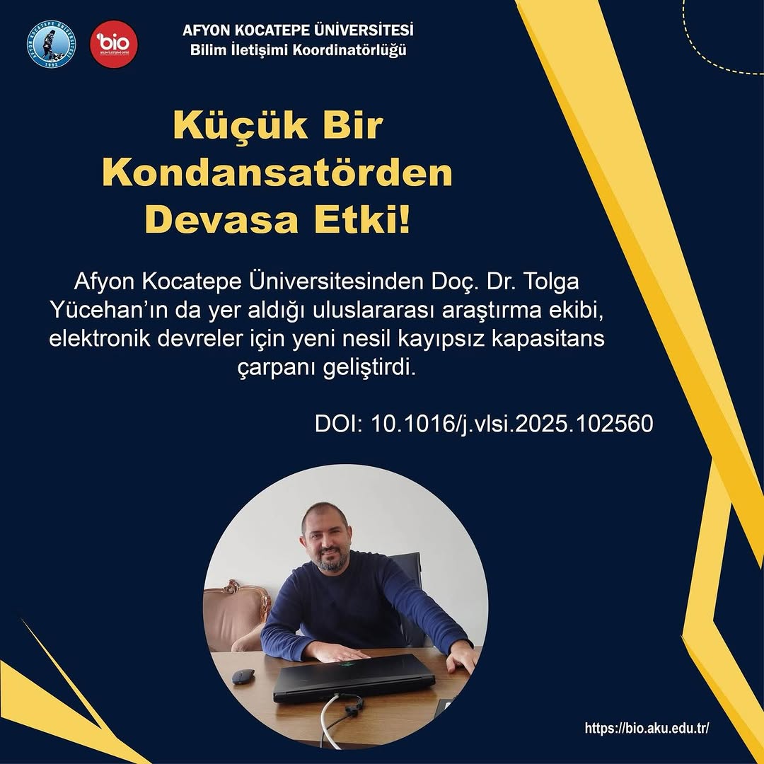 Afyon Kocatepe Üniversitesi'nden Yenilikçi Kapasitans Çarpanı Geliştirildi