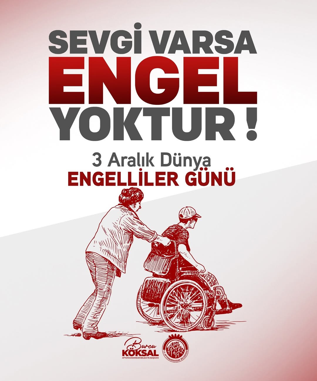 Afyonkarahisar Belediyesi Engelliler Günü Mesajı