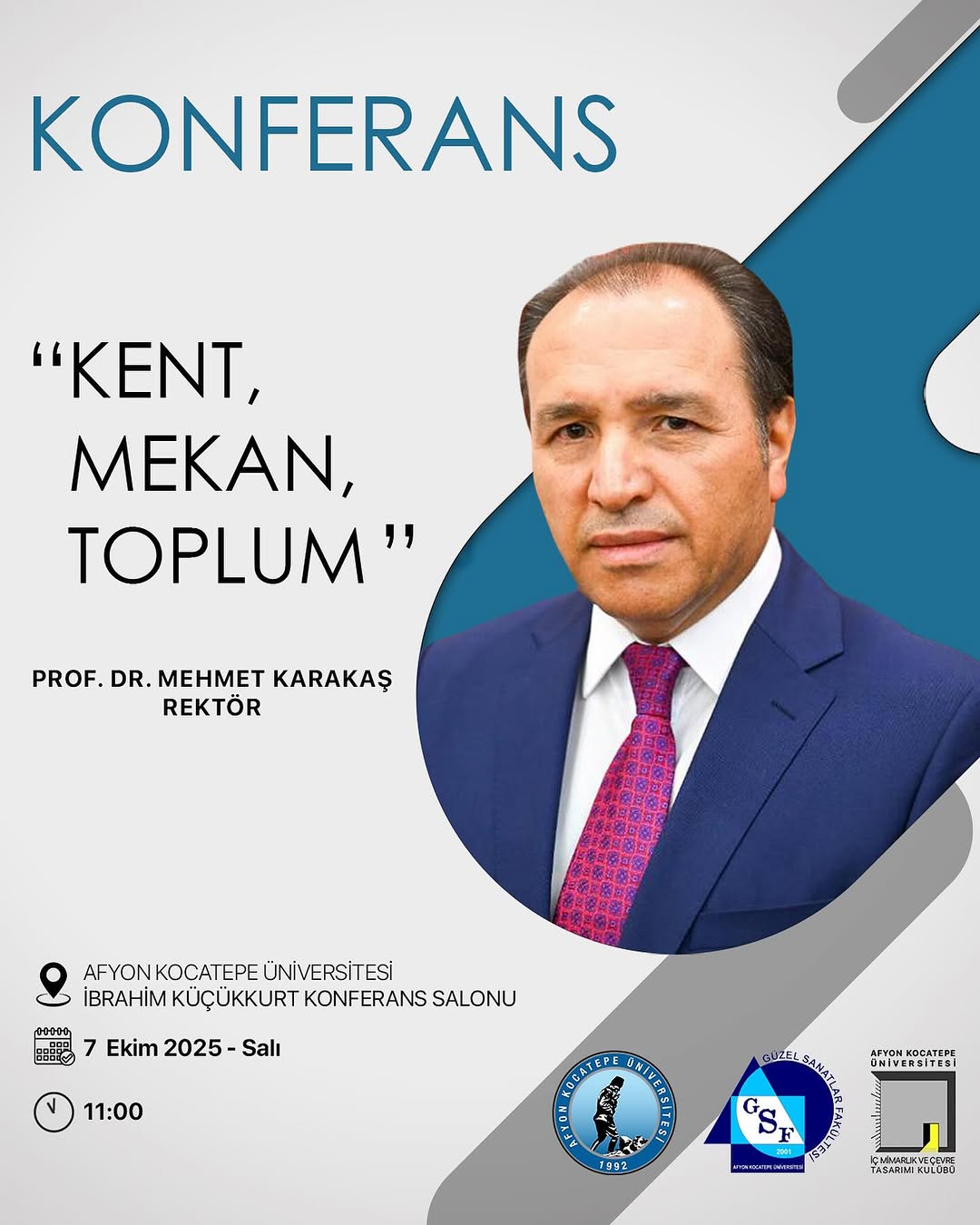 Afyon Kocatepe Üniversitesi'nden Bugün: Kent, Mekan ve Toplum Konferansı