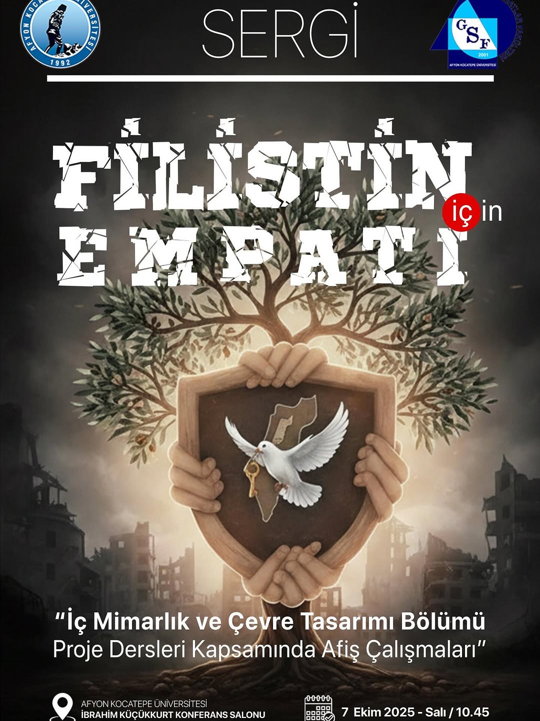 Afyon Kocatepe Üniversitesi'nden Filistin İçin Empati Konferansı