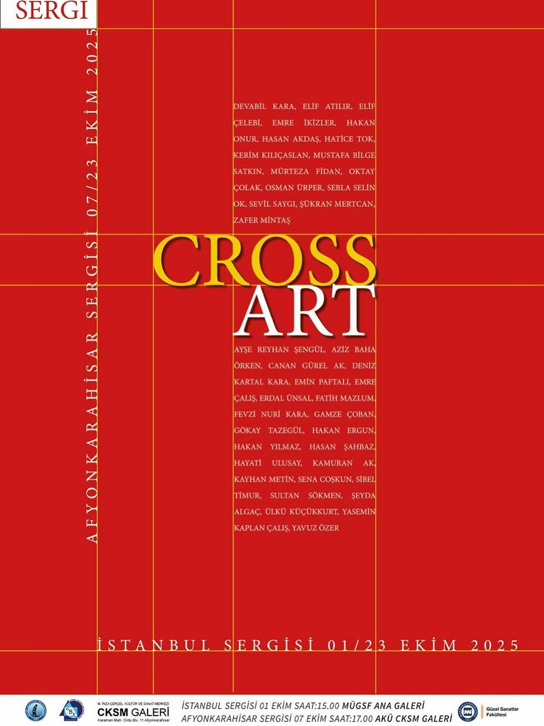 Afyon Kocatepe Üniversitesi'nde Bugün: Sanatta Kesişmeler/Cross Art Sergisi