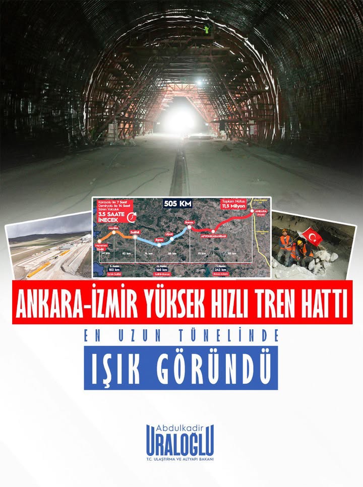 Afyonkarahisar Yüksek Hızlı Tren Kavşağı Olma Yolunda