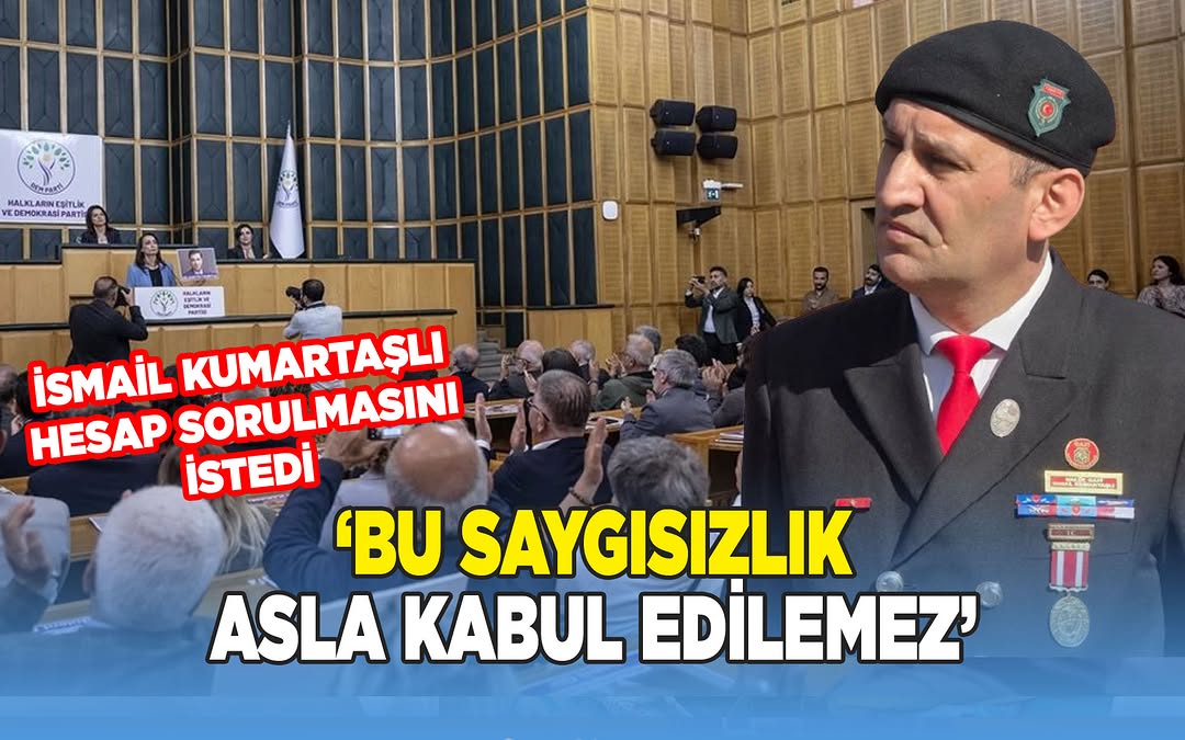 Şehit ve Gaziler Derneği Başkanı İsmail Kumartaşlı'dan Meclis'te Yapılan Terör Propagandasına Tepki