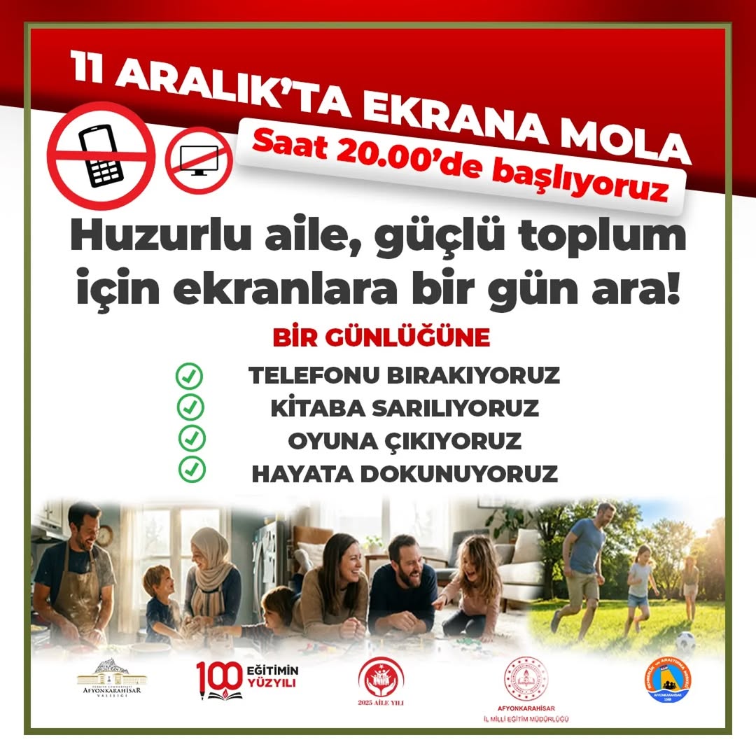 Kitap Okuma Etkinliği - Ailecek Mola Zamanı!