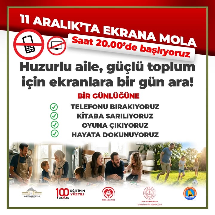 ????✨ Kitap Okuma Etkinliği - Ailece Mola Zamanı!