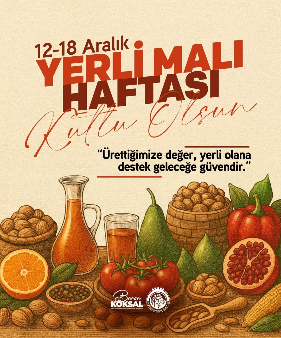 Afyonkarahisar Belediye Başkanı'ndan Yerli Malı Haftası Mesajı