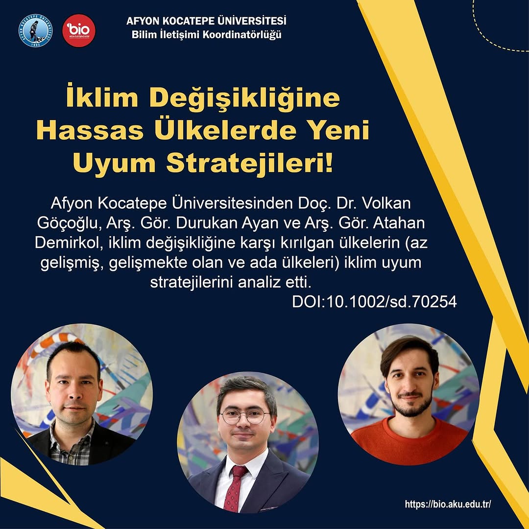 İklim Değişikliğine Hassas Ülkelerde Yeni Uyum Stratejileri!