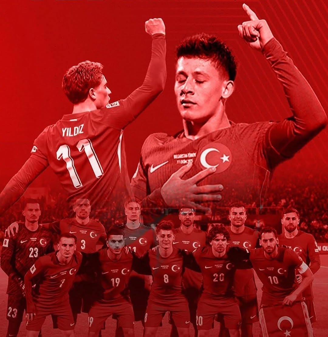 A Milli Futbol Takımı Bulgaristan'ı 6-1 Mağlup Ederek Dünya Kupası Eleme Grubunda Galip Geldi