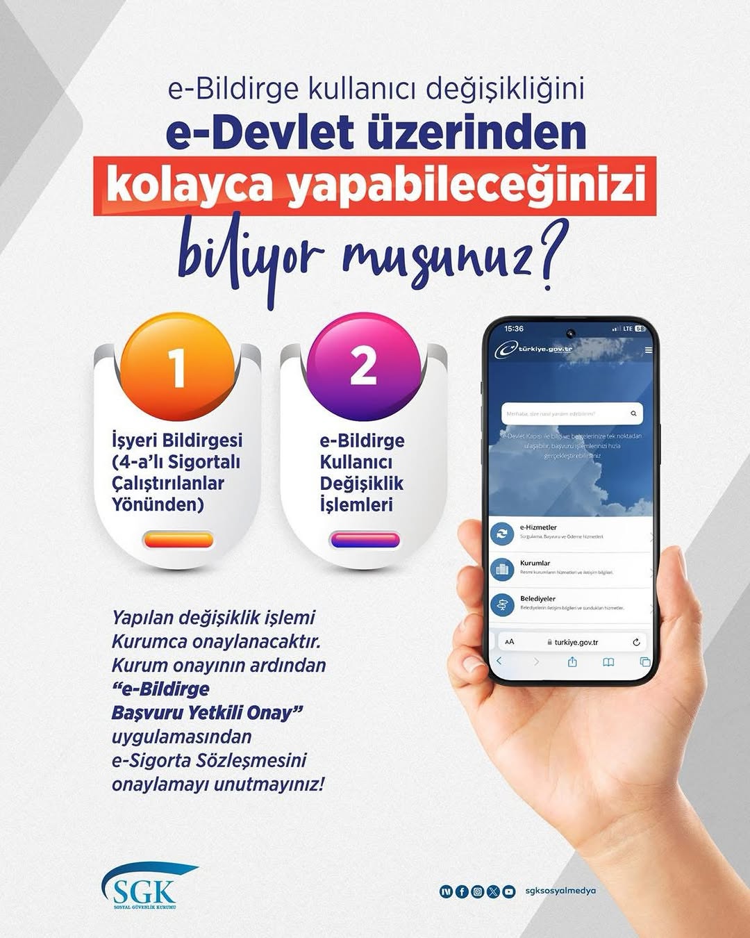e-Bildirge Kullanıcı Değişikliği Nasıl Yapılır? - Detaylı Anlatım