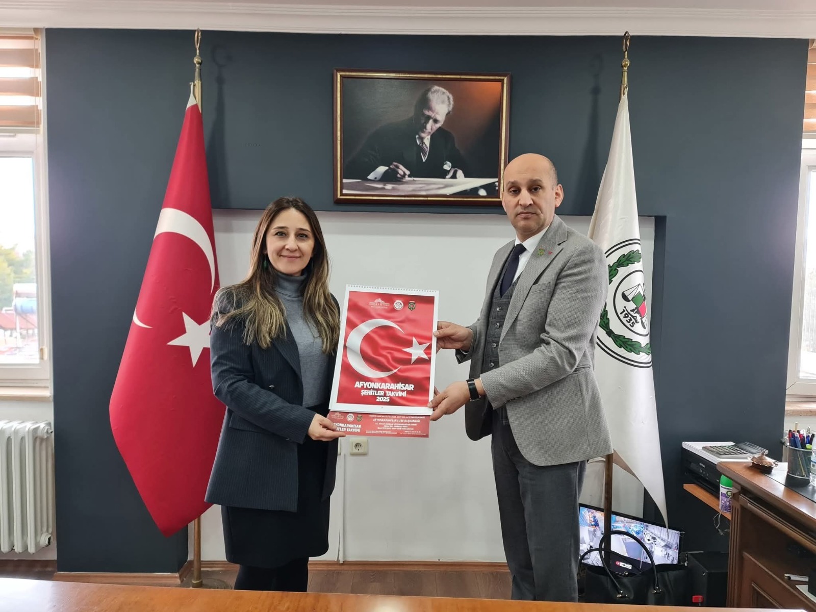 Afyonkarahisar Baro Başkanı Melahat İpek Yılmaz Göktürk'e Teşekkür Ziyareti