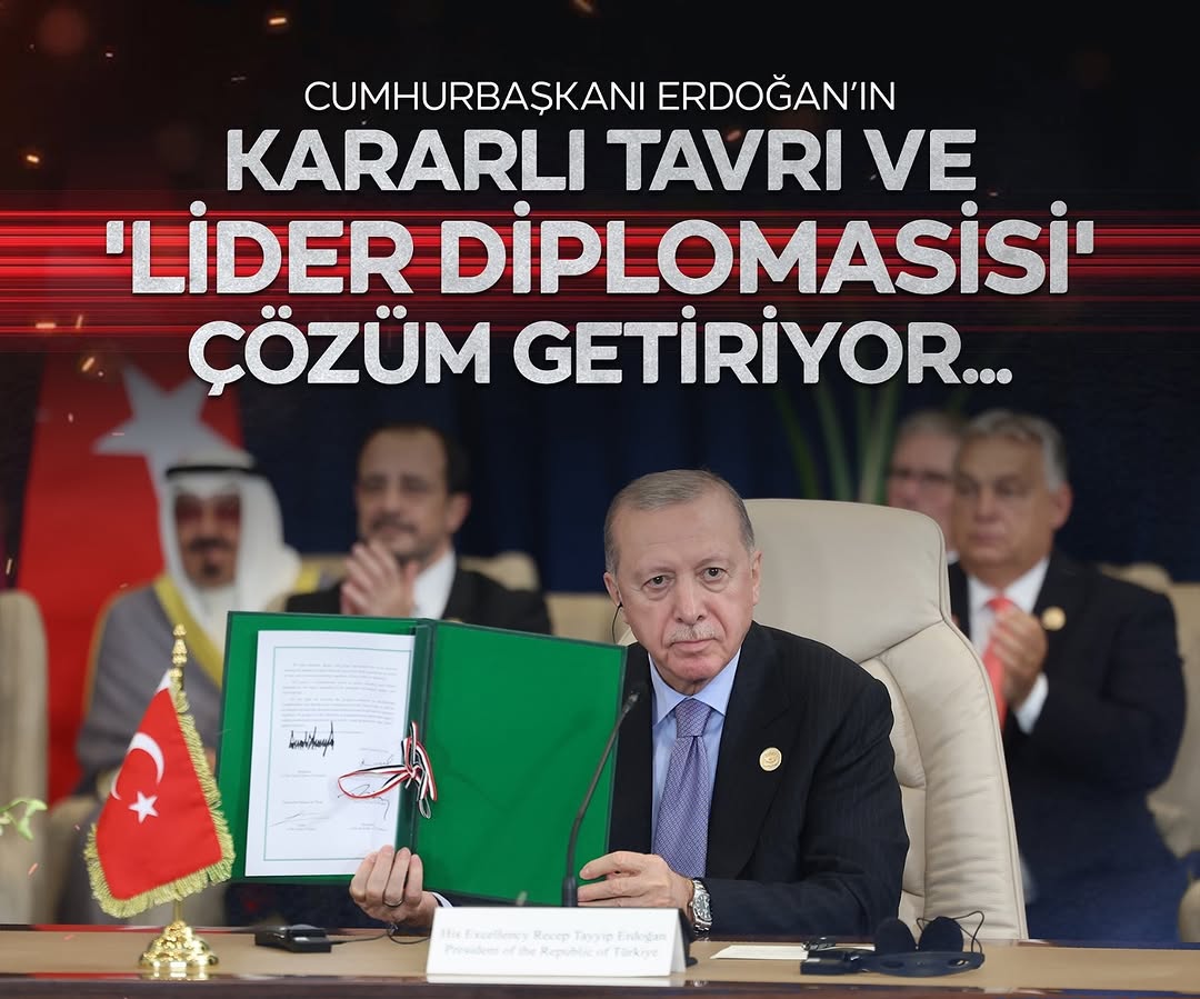 Cumhurbaşkanı Erdoğan'ın Gazze Meselesindeki Kararlı Tavrı Diplomasiye Yön Verdi