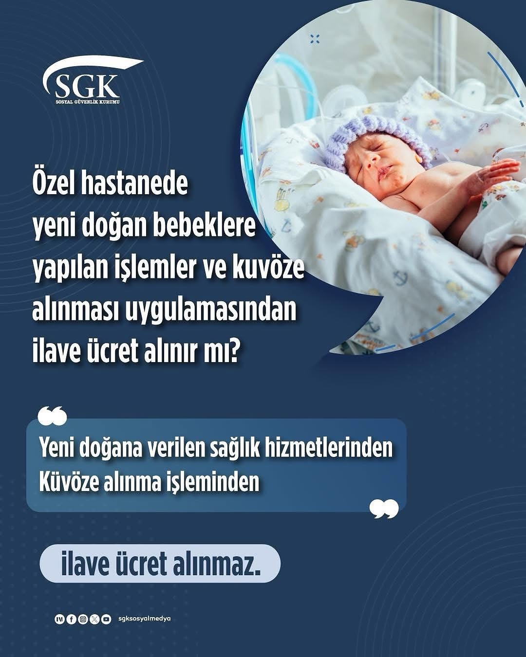 Özel Hastanelerde Yeni Doğan Bebeklere İlave Ücret Uygulaması