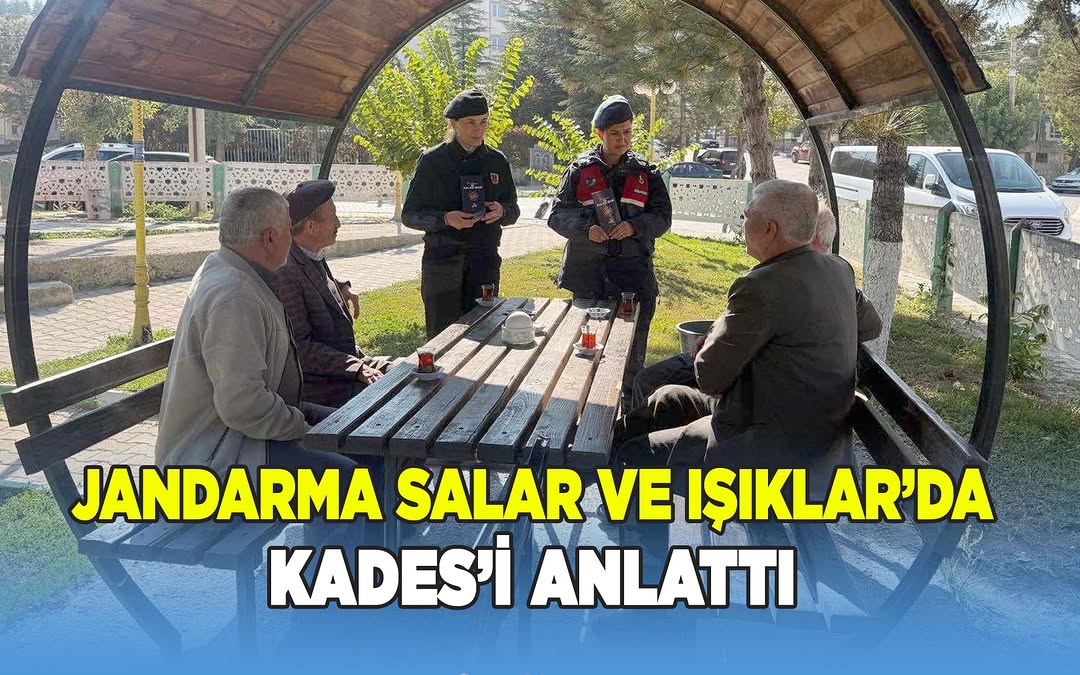 Afyonkarahisar İl Jandarma Komutanlığından Salar ve Işıklar Beldelerine Kadına Şiddet Bilgilendirmesi