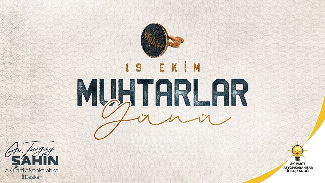 Muhtarlar Günü Kutlaması ve Teşekkür