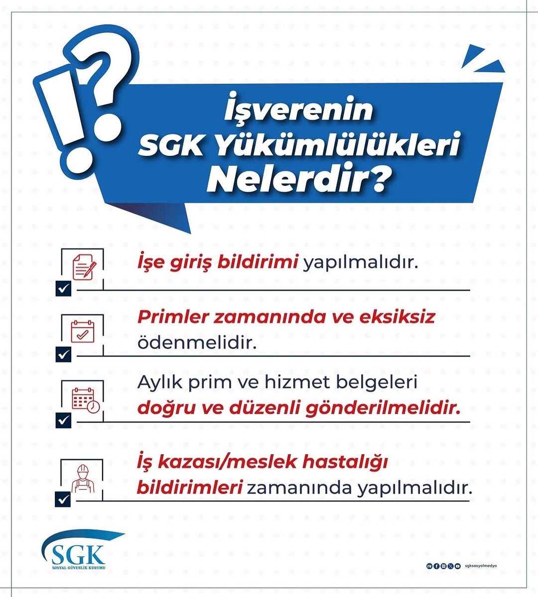 İşverenin SGK Yükümlülükleri Nelerdir?