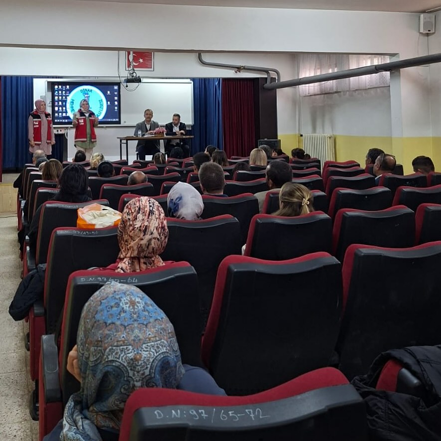 Dinar Mehmet Çavuş Anadolu Lisesi Velilerine Seminer Verildi