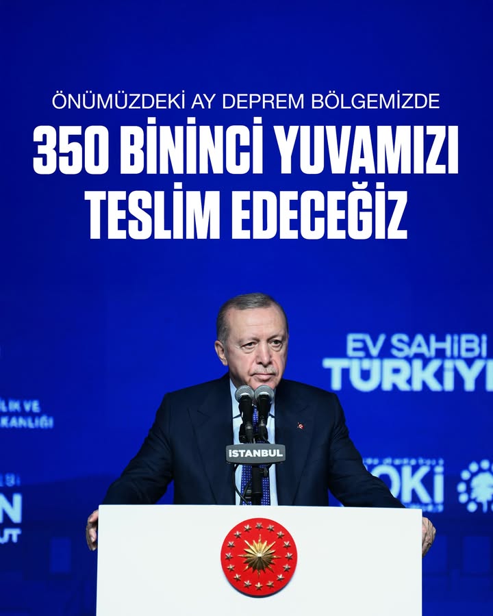 Cumhurbaşkanı Erdoğan'dan Afet Konutlarına Destek
