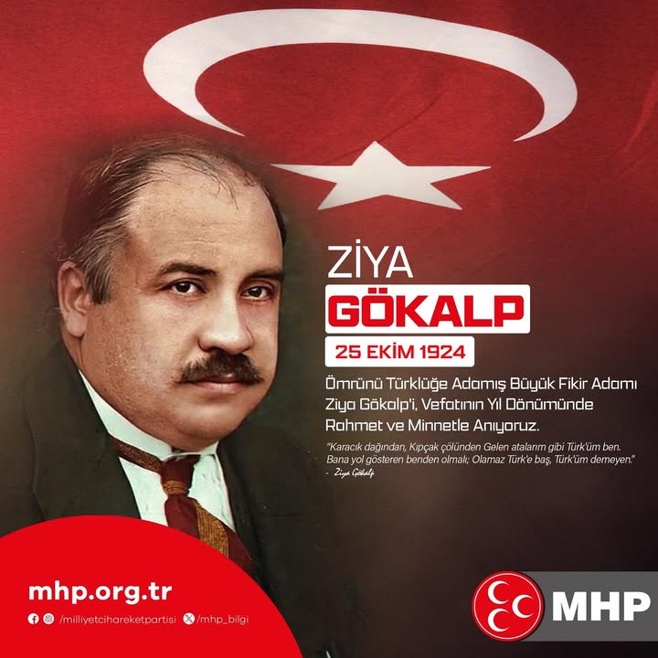 Afyonkarahisar Milletvekilinden Ziya Gökalp Paylaşımı