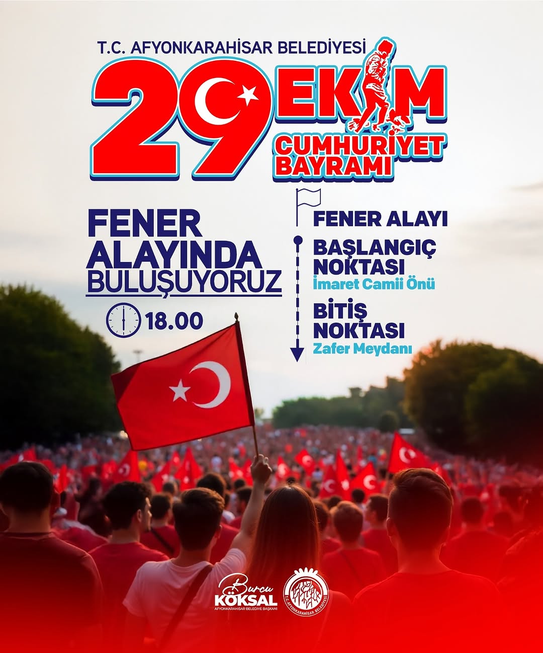 Cumhuriyetimizin 102. Yılına Özel Fener Alayı Etkinliği!