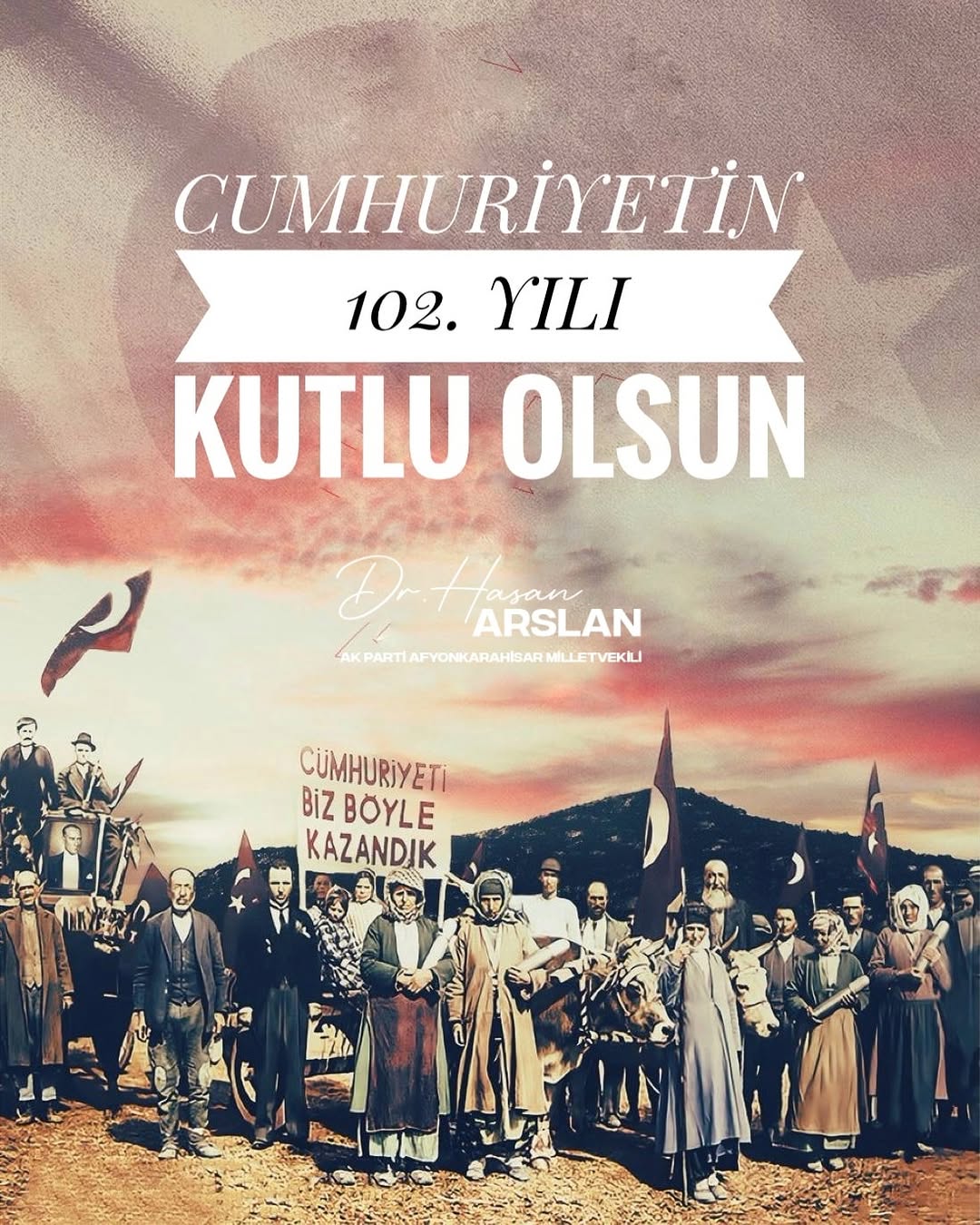 Cumhuriyetimizin Kuruluşunu Kutluyoruz