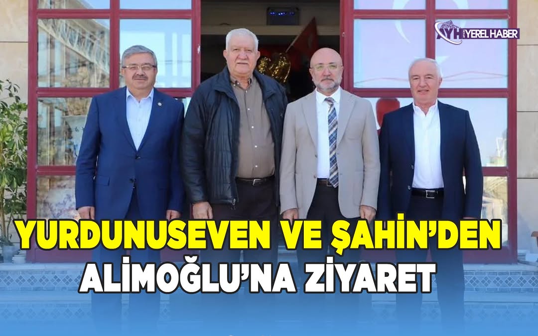 AK Parti Afyonkarahisar Milletvekili İbrahim Yurdunuseven ve İl Başkanı Turgay Şahin Ege Maden İhracatçıları Birliği Başkanı İbrahim Alimoğlu'nu Ziyaret Etti