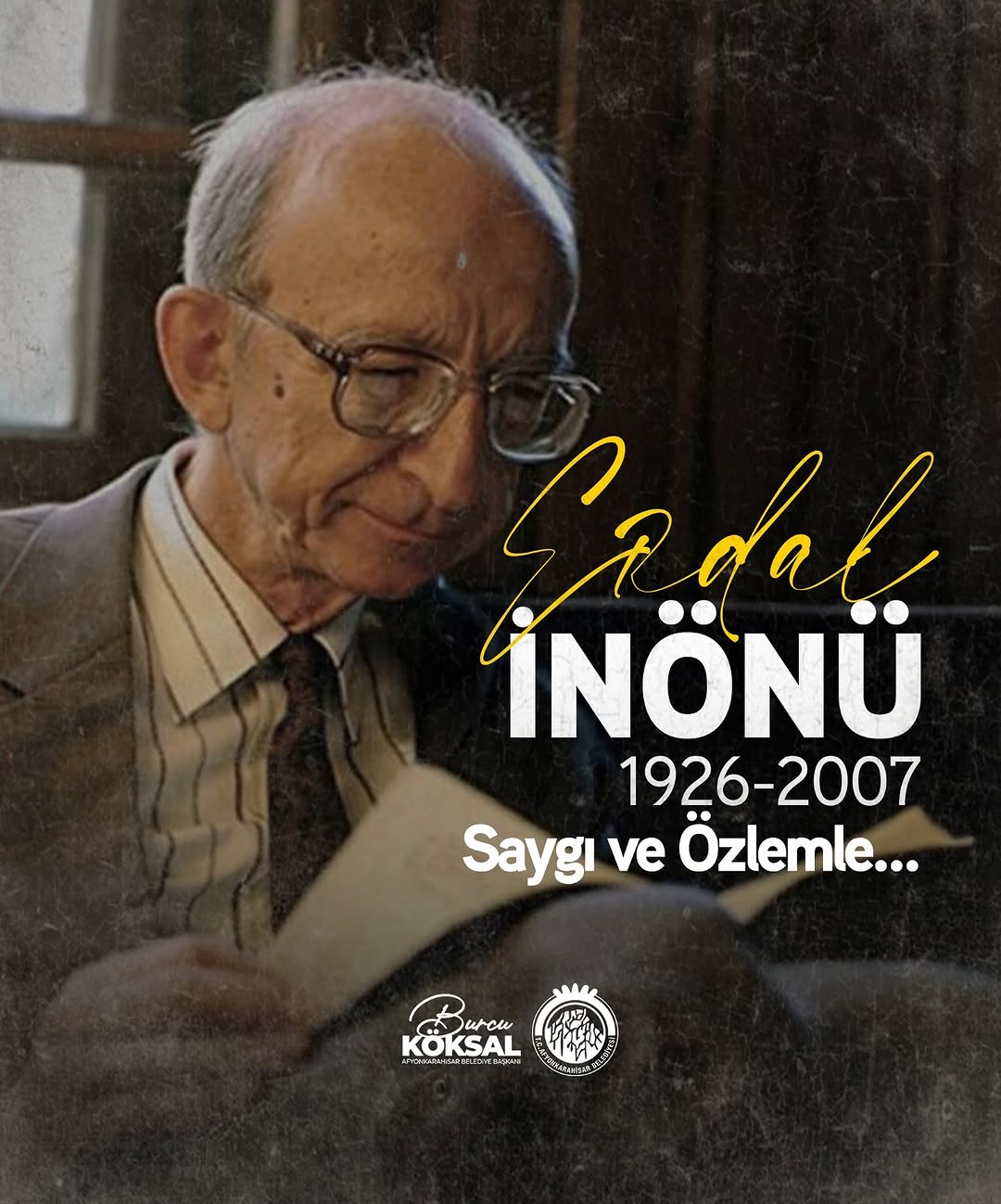 Erdal İnönü'yü Anıyoruz - Saygı ve Özlemle