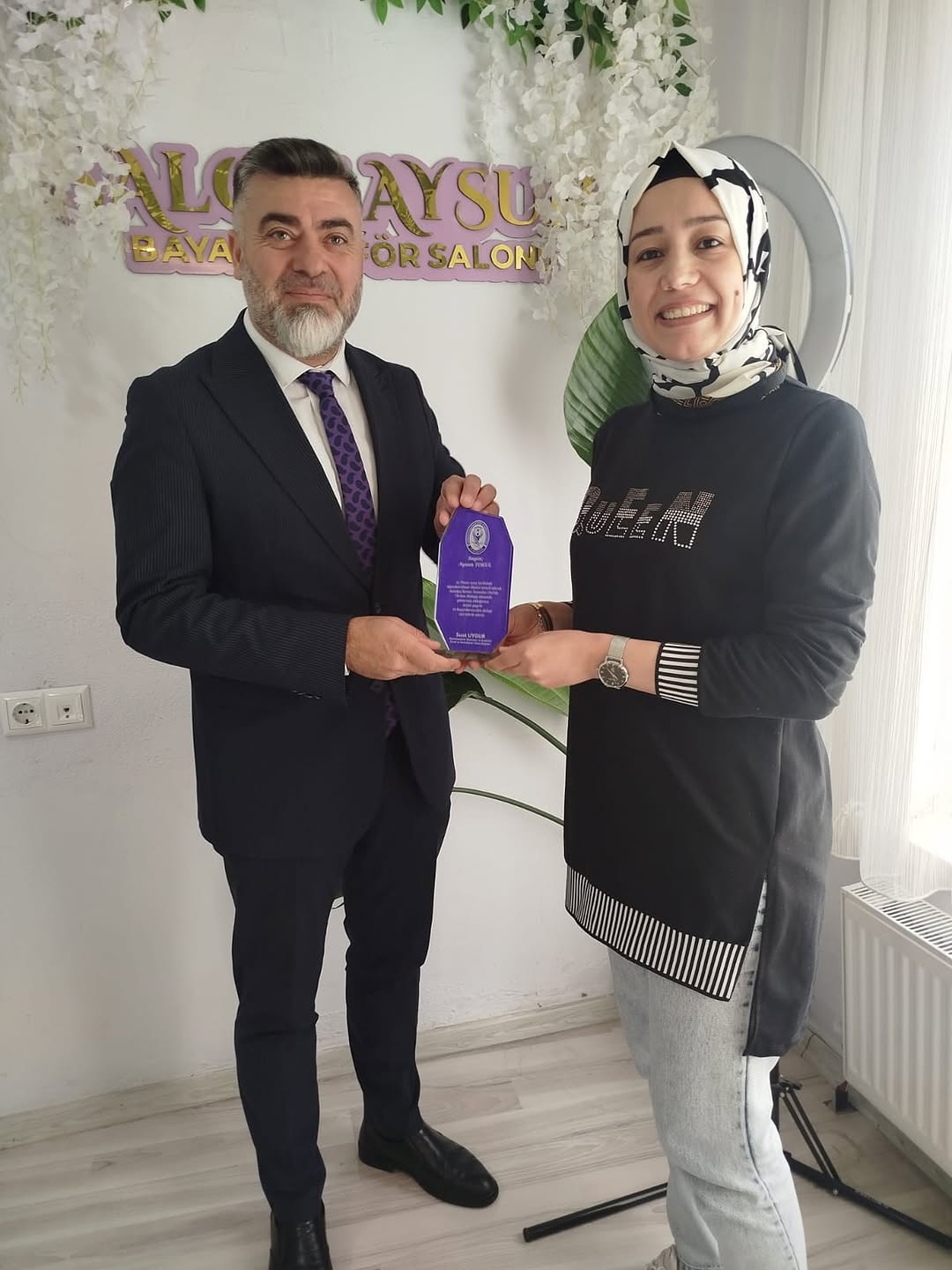 Berberler ve Kuaförler Odası'ndan Aysun Tukul'a Teşekkür