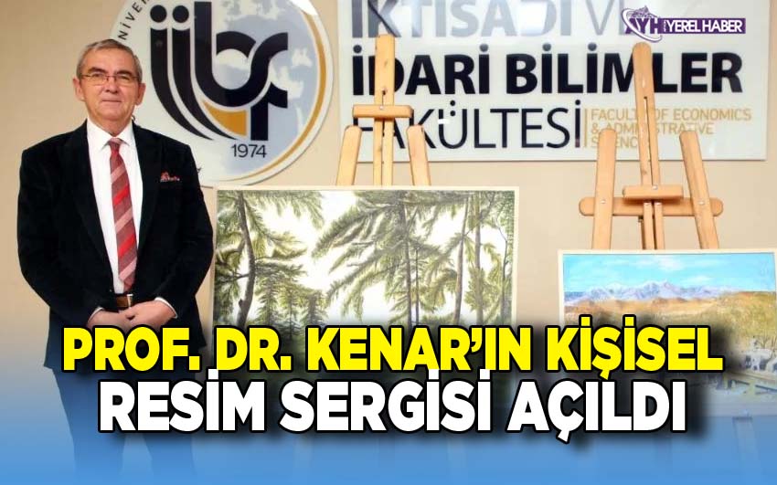 AKÜ İktisadi ve İdari Bilimler Fakültesi Emekli Öğretim Üyesi Prof. Dr. Beytullah Kenar'ın Kişisel Resim Sergisi