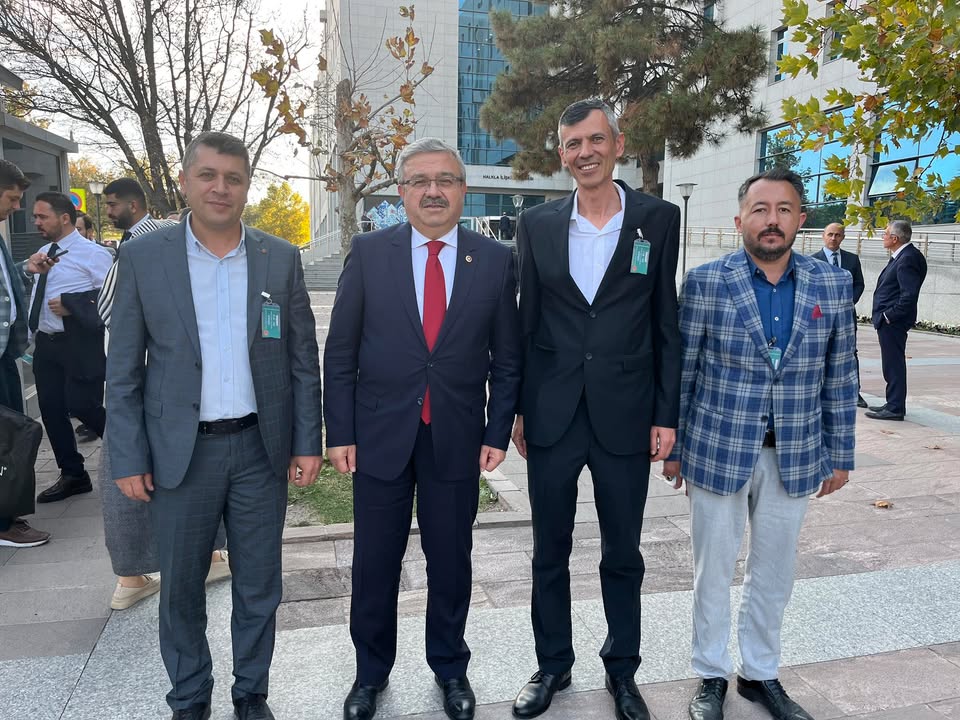 TBMM'de Öz Büro İş Sendikası Afyon Kocatepe Üniversitesi İşyeri Temsilcileri Misafir Edildi