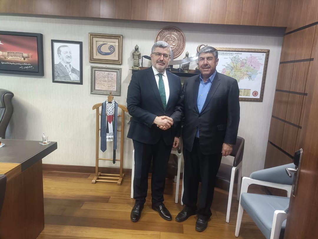 Afyonkarahisar Milletvekili Ali Özkaya, Vedat Kocatürk'ü Gazi Meclisinde Misafir Etti