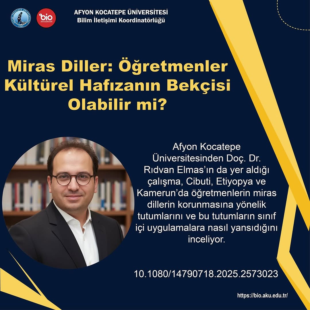 Miras Diller: Öğretmenler Kültürel Hafızanın Bekçisi Olabilir mi?