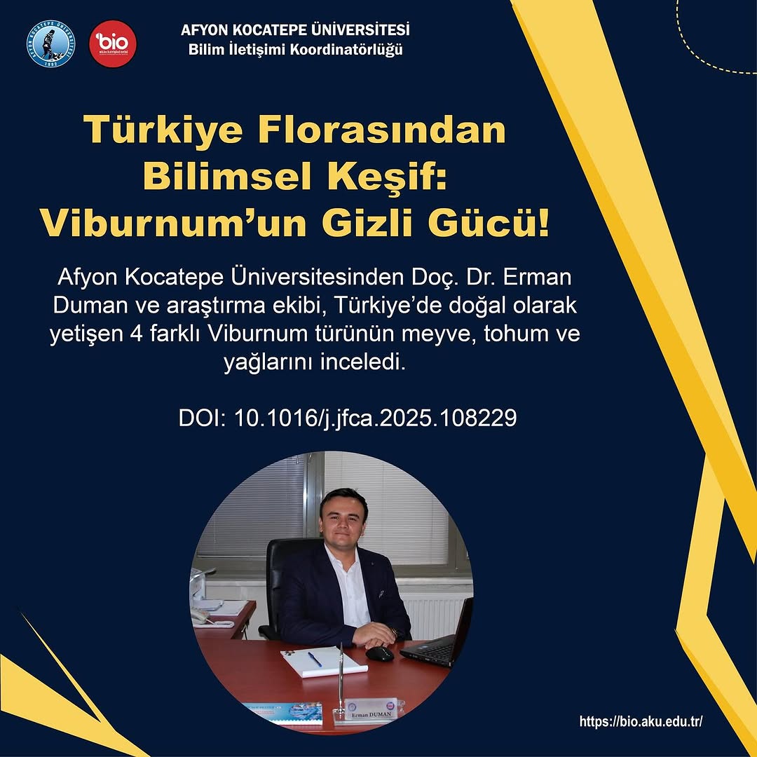 Afyon Kocatepe Üniversitesi'nin Yaptığı Bilimsel Keşif: Viburnum'un Gizli Gücü!