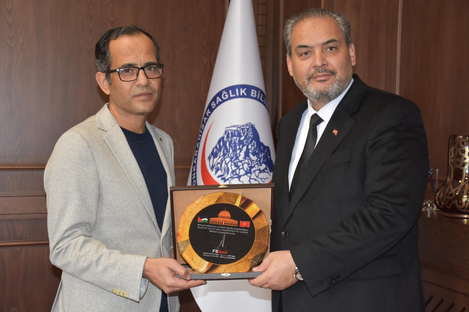 Adem Aslan'a Filistin Davasına Destek Teşekkürü