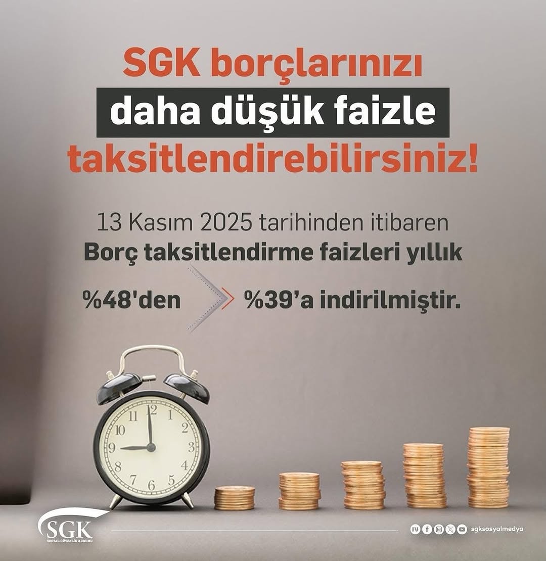 SGK Borçlarınızı Daha Düşük Faizle Taksitlendirme İmkanı