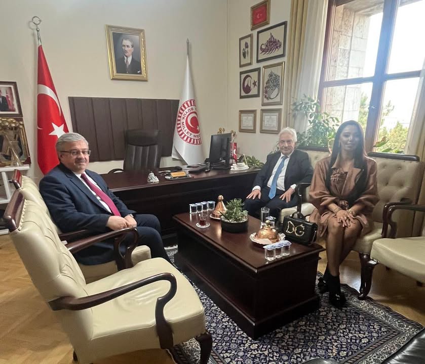 TBMM'de Ahmet Koca ve Life Hastanesi Genel Müdürü Misafir Edildi