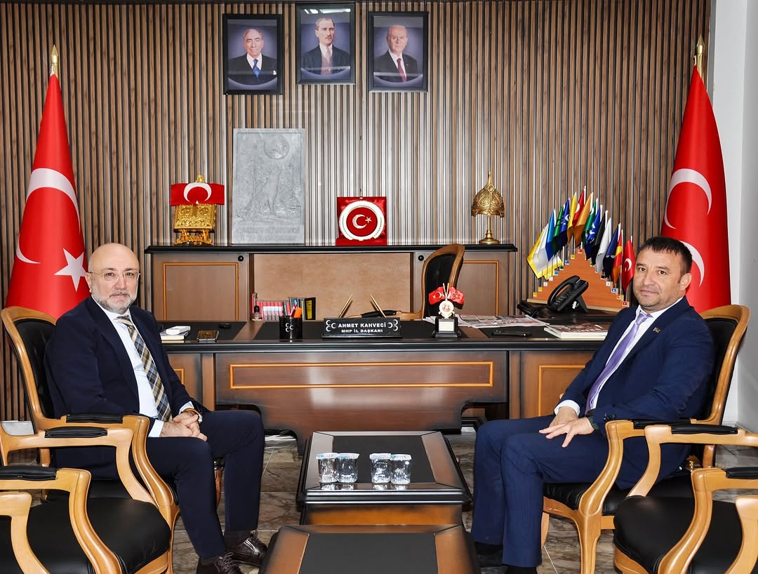 Cumhur İttifakı Ruhuyla MHP İl Başkanı Ahmet Kahveci Ziyareti