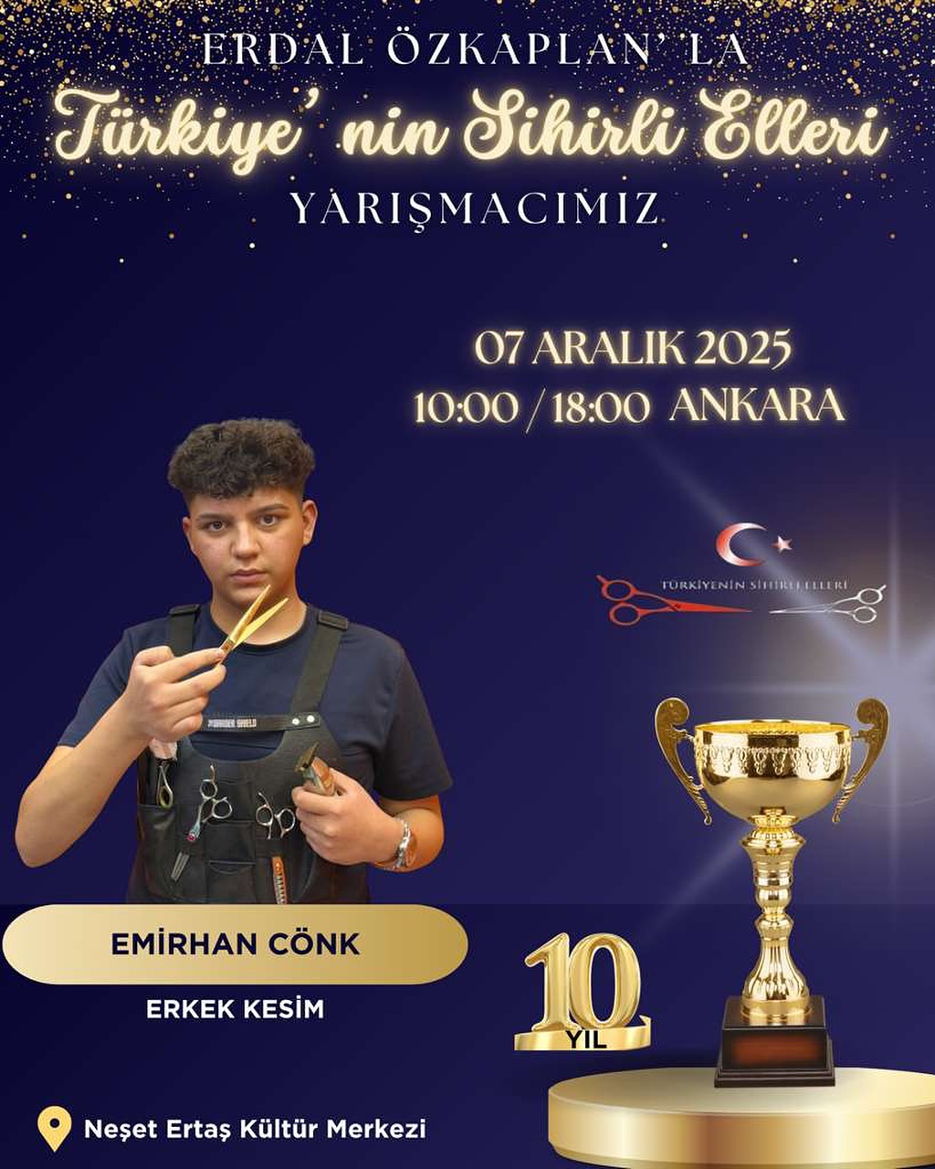 Türkiye’nin Sihirli Elleri Yarışmasına Katılan Meslektaşımıza Başarılar Diliyoruz