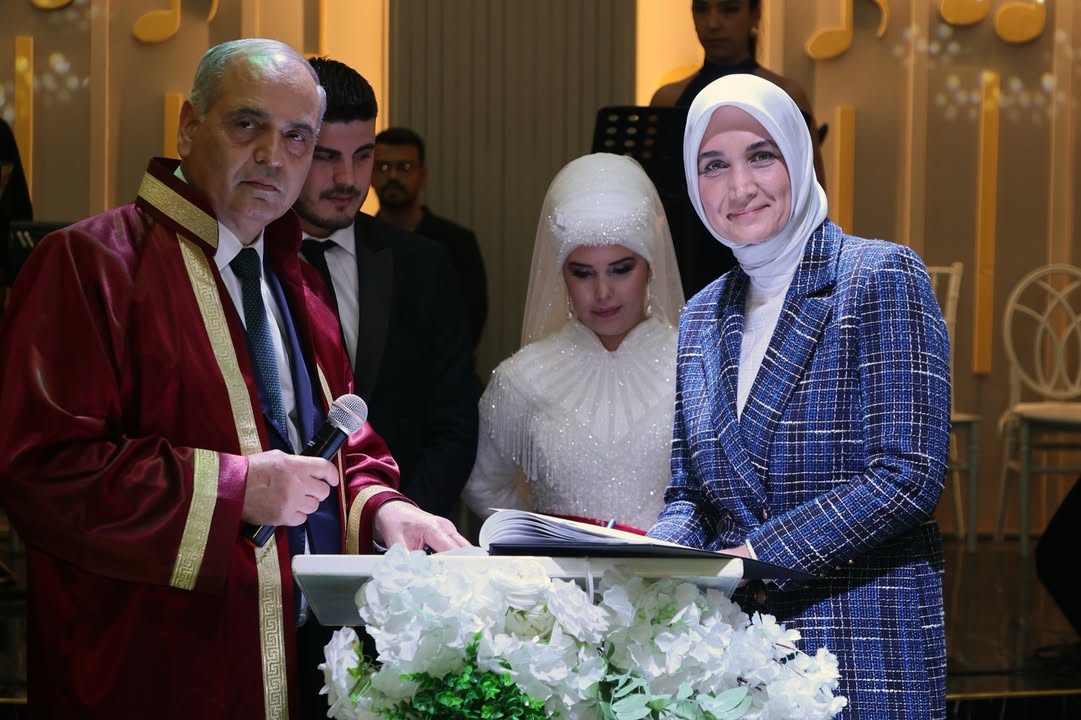 Valimiz Doç. Dr. Kübra Güran Yiğitbaşı'nın İsmail ve Gül Çiftinin Düğün Merasimine Katılımı