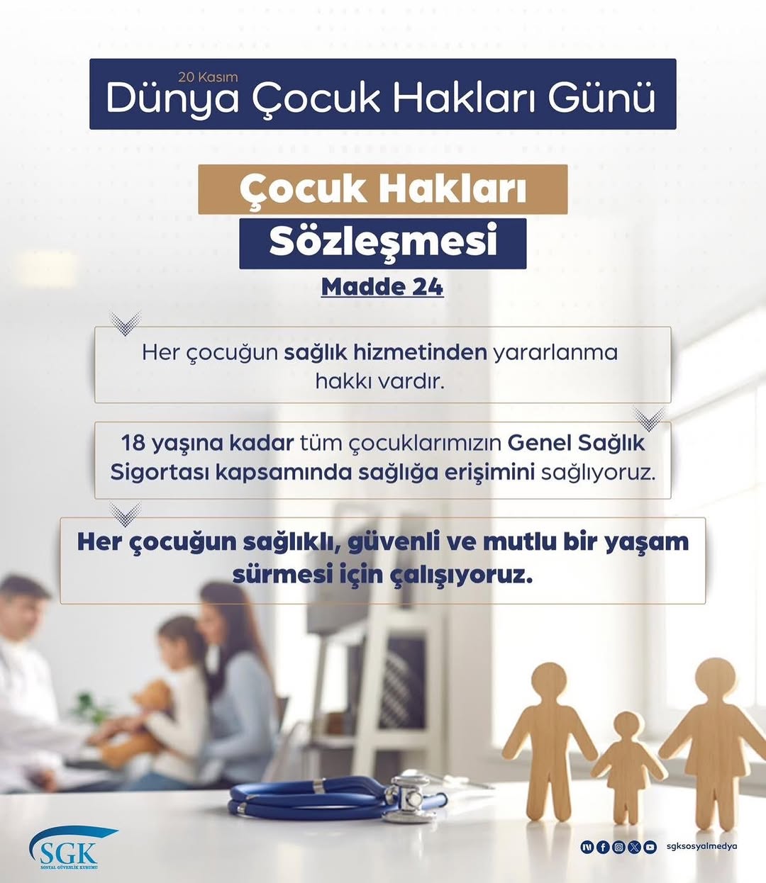 Tüm Çocuklara 18 Yaşına Kadar Genel Sağlık Sigortası İmkanı
