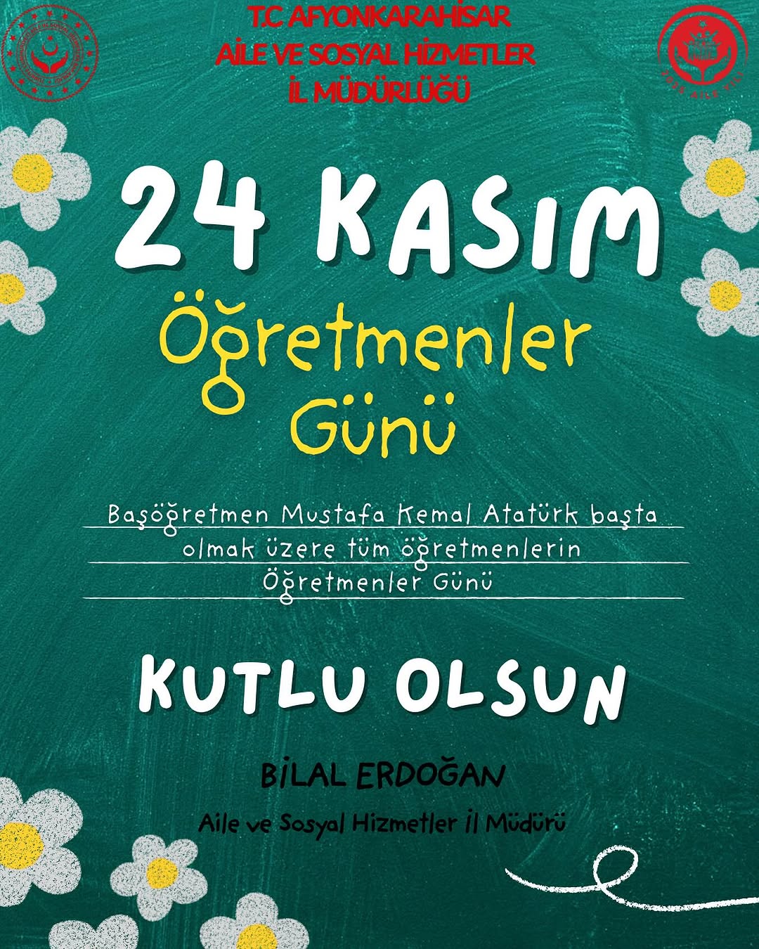 24 Kasım Öğretmenler Günü Kutlaması