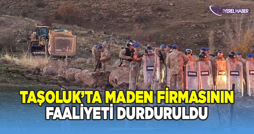Afyonkarahisar Taşoluk'ta Maden Şirketinin Faaliyeti Durduruldu