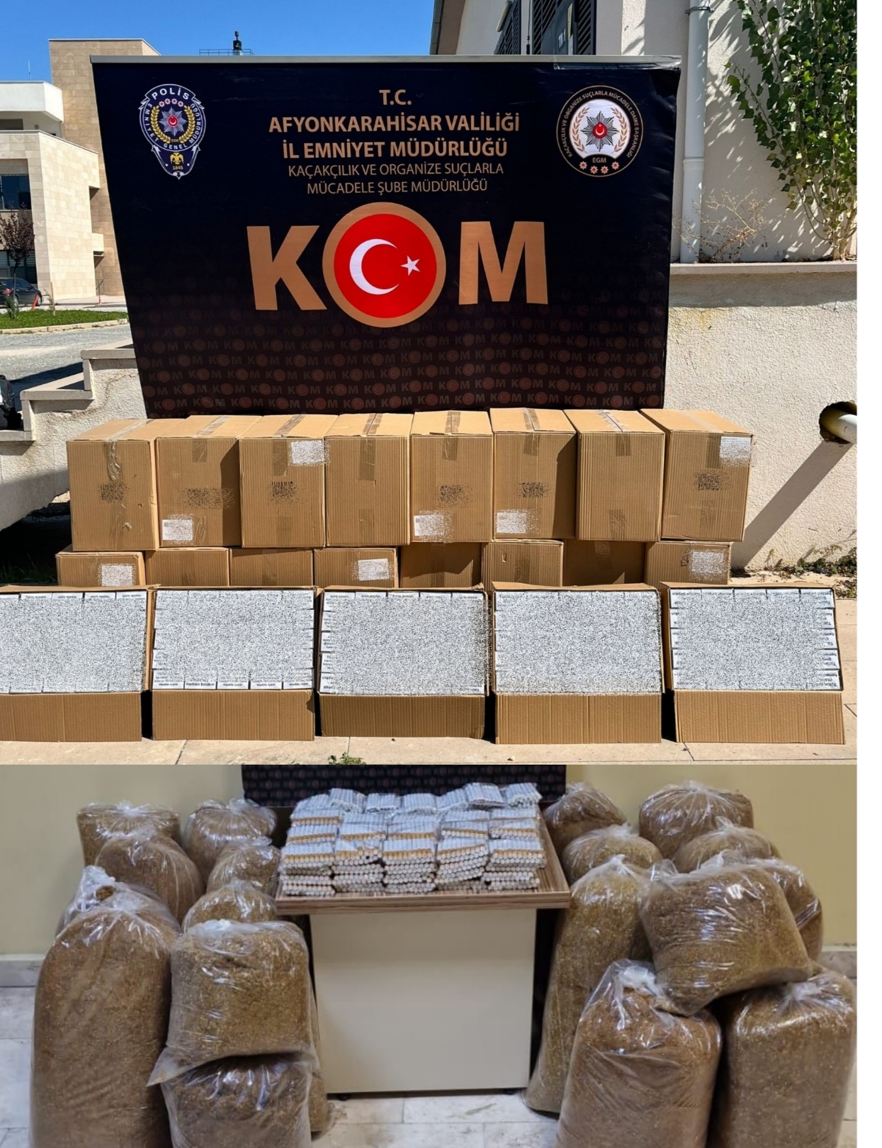 Emniyet Ekiplerinden Kaçak Ürün Operasyonu: 210 Bin Makaron Ele Geçirildi