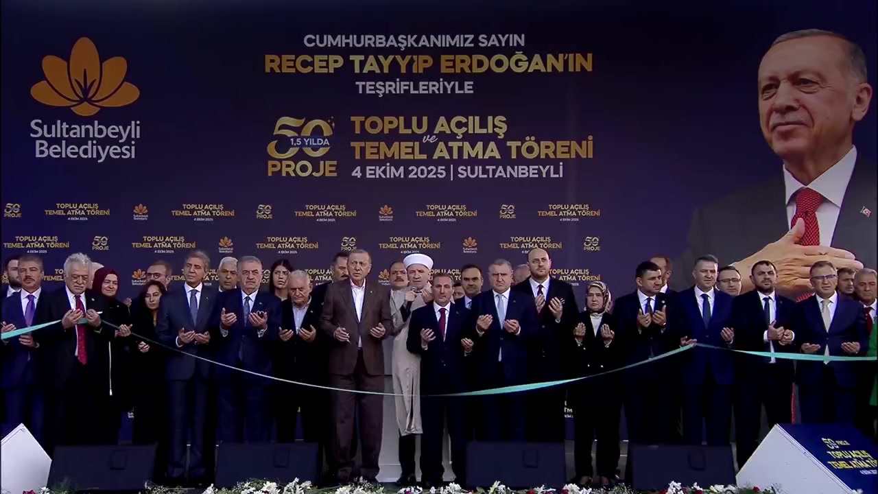 Sultanbeyli Toplu Açılış ve Temel Atma Töreni