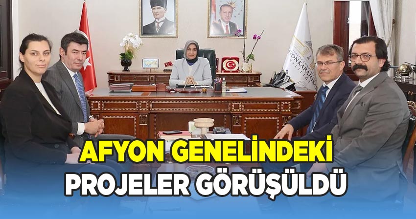 Afyonkarahisar Valisi Doç. Dr. Kübra Güran Yiğitbaşı Başkanlığında Toplantı Düzenlendi
