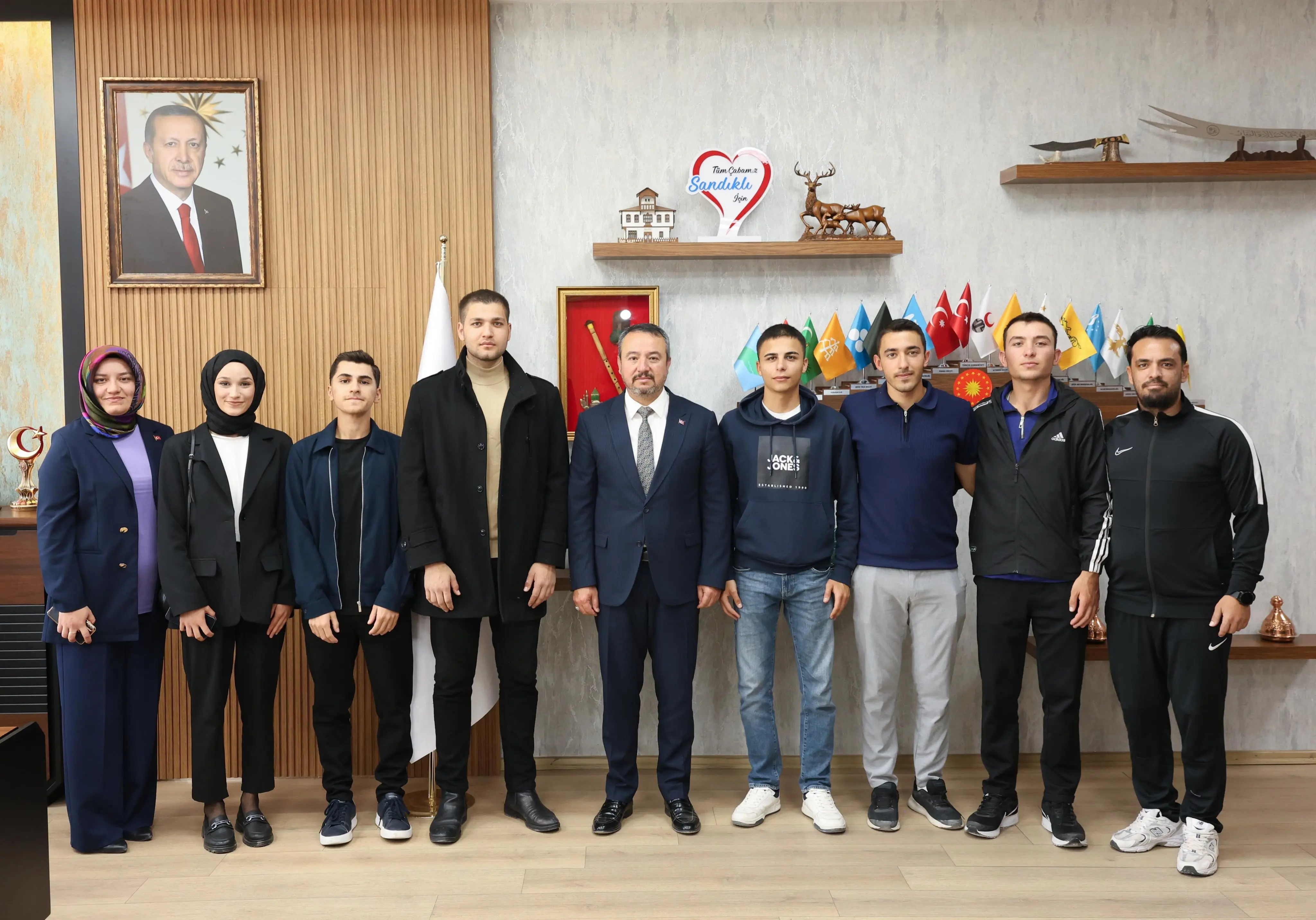 Başkan Öztaş, POMEM Kursiyerlerini Ağırladı