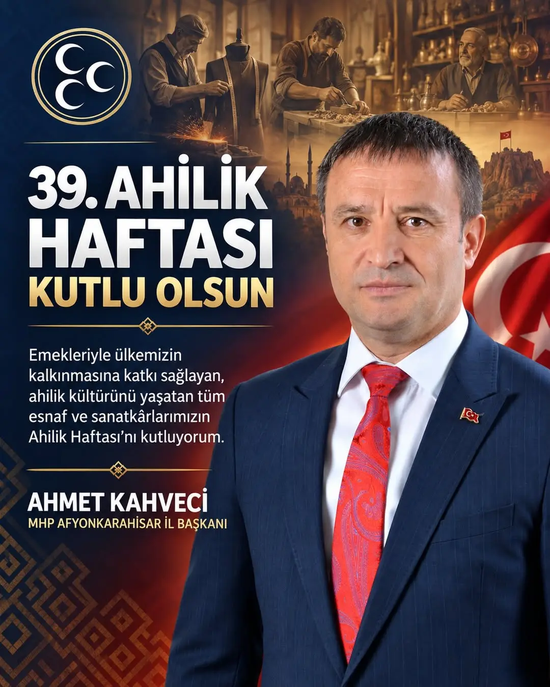 Mhp Afyonkarahisar İl Başkanlığı'ndan Ahilik Haftası Kutlaması