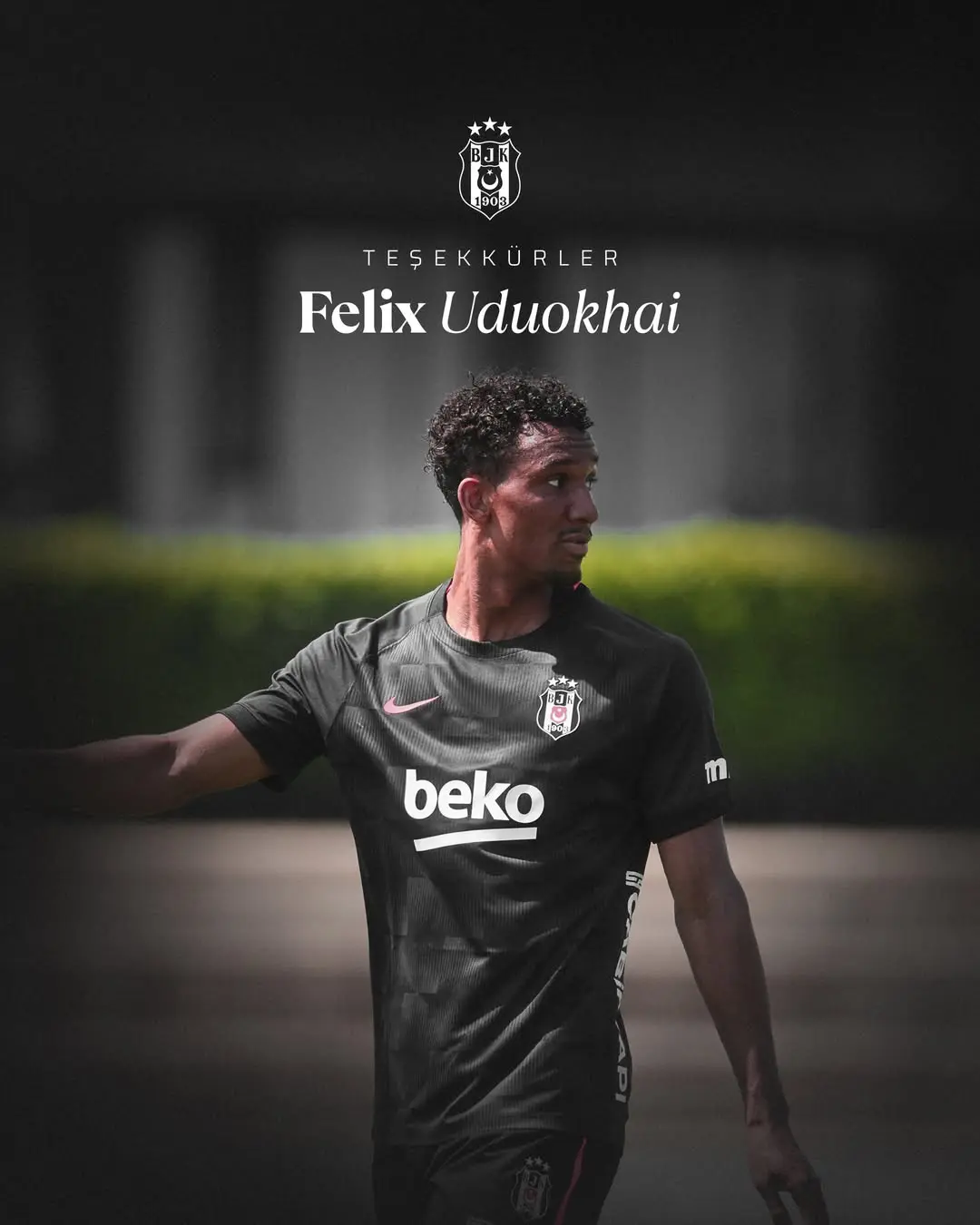 Beşiktaş JK'dan Resmi Açıklama: Felix Uduokhai Transferi