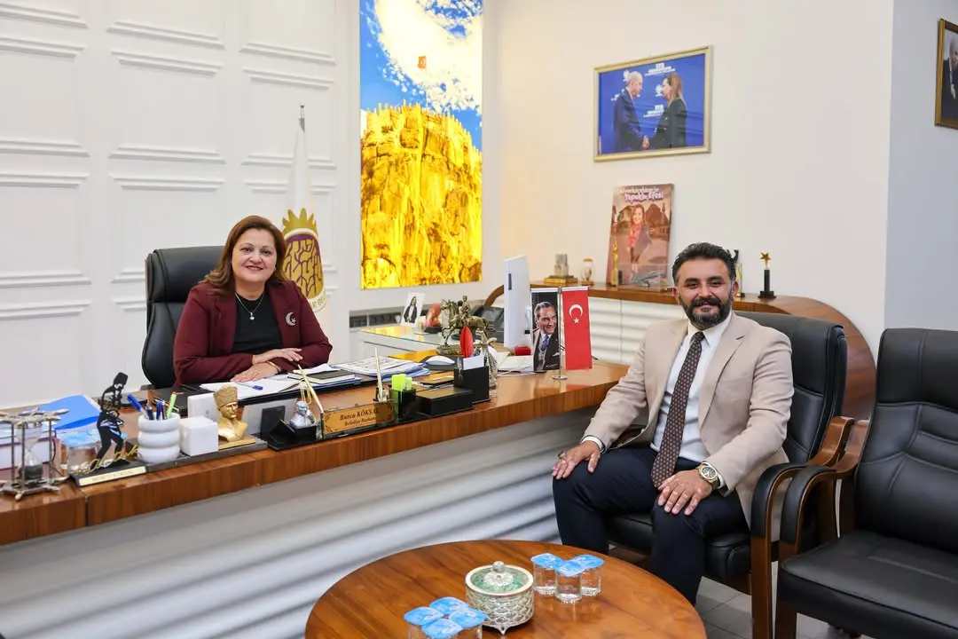 Afyonkarahisar Belediye Başkanı Burcu Köksal, Simav Akdağ Belediye Başkanı Fethi Özel ile Görüş Alışverişinde Bulundu