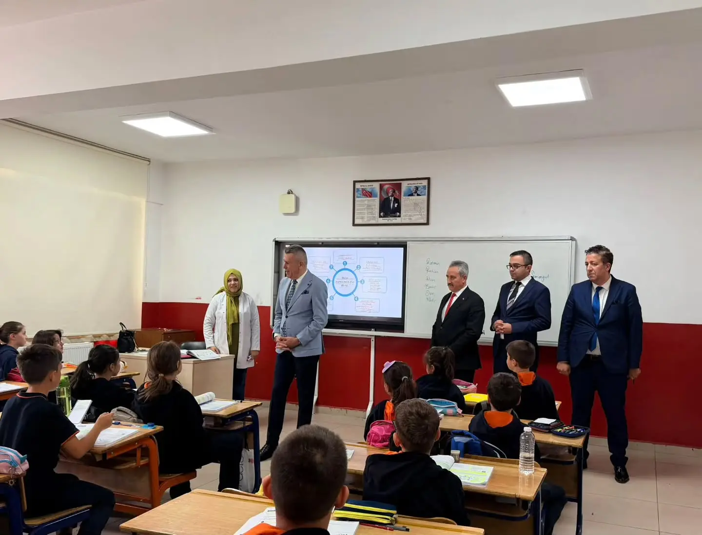 Vali Yardımcısı ve Müdür Yardımcısı Okul Ziyareti Gerçekleştirdi
