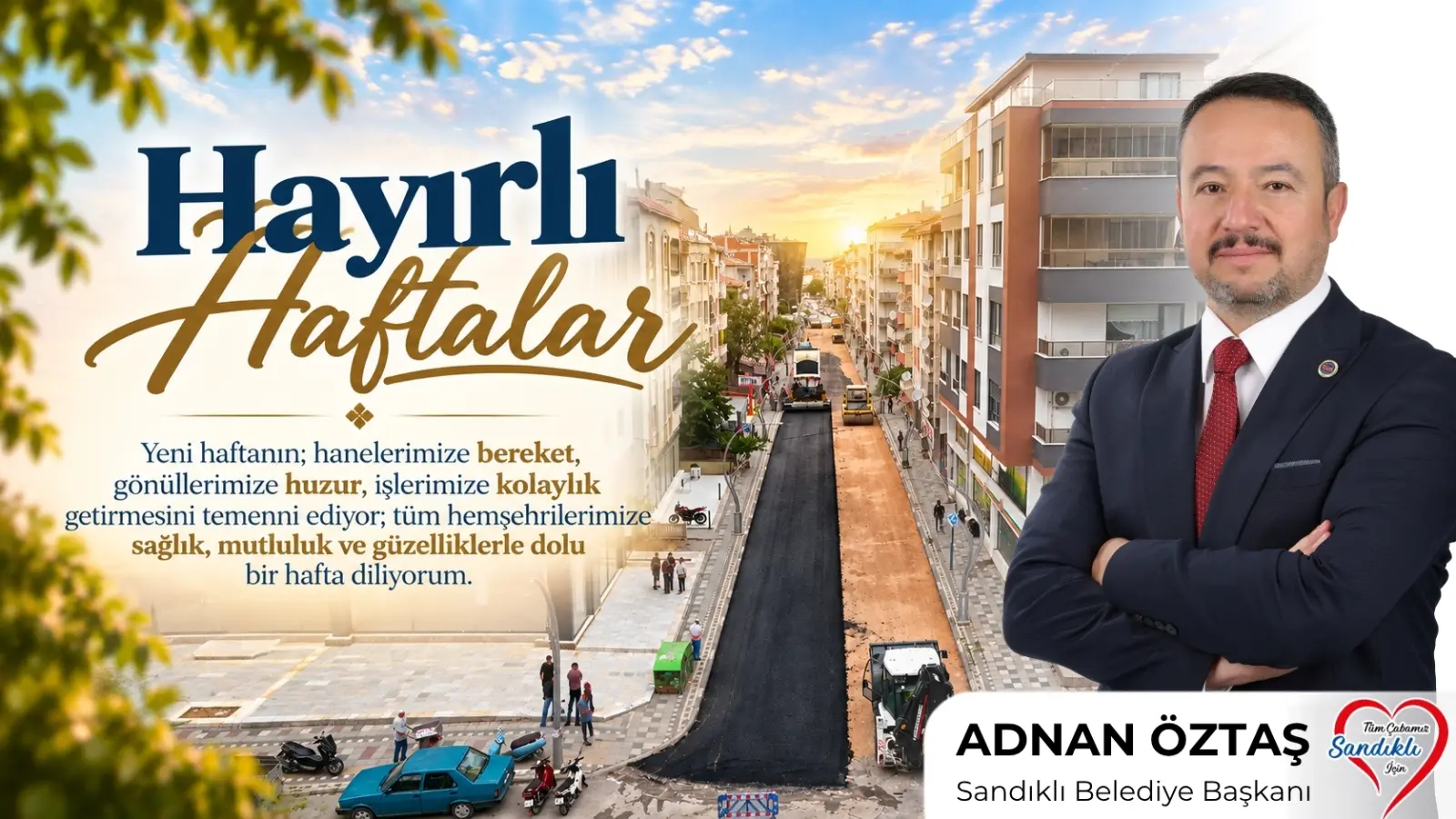 Sandıklı Belediyesi'nden Haftalık Mesaj